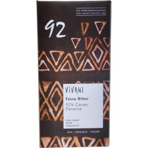 Vivani Feine Bitter 92% Cacao Panama ko. Vegan