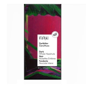 Vivani mrk chokolade med hele ndder kologisk