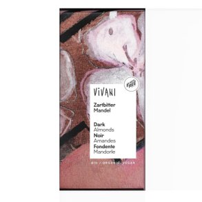 Vivani m�rk chokolade med Mandel �kologisk Vegan