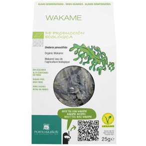 Wakame tang �kologisk 25 g - Porto muinos