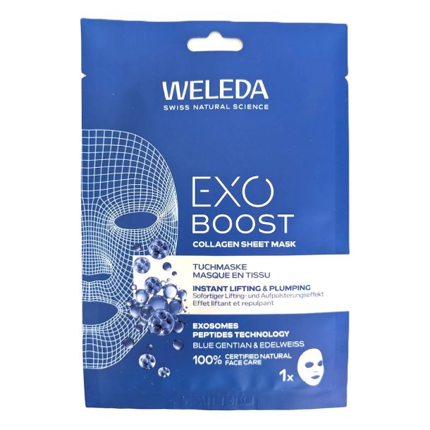 Exo Boost Collagen Sheet mask (weleda)