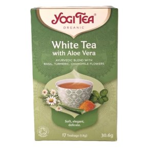 Yogi te White tea with Aloe Vera  