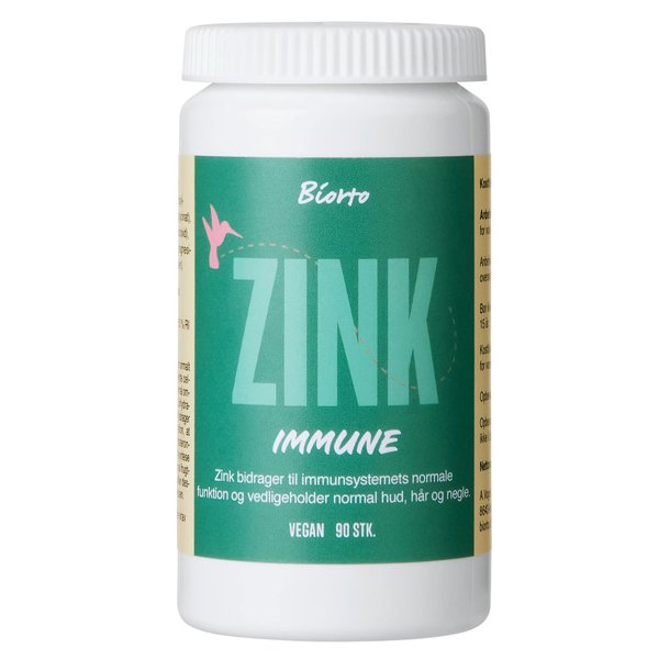 Zink 16 mg  Biorto  Vegan