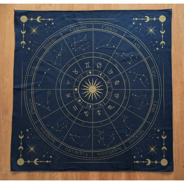 Tarotdug med Zodiac stjernetegn
