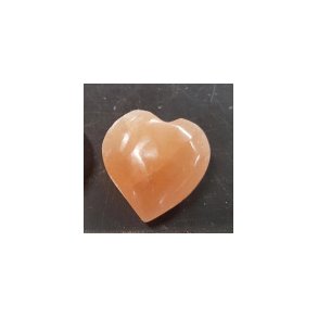 Hjerter i alabast (selenit) ca.4 cm