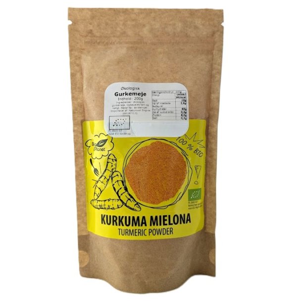 Gurkemeje pulver kologisk 200 g - BIO PLANET