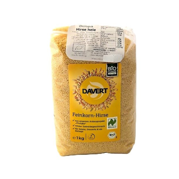 Hel Hirse kologisk 1 kg Davert