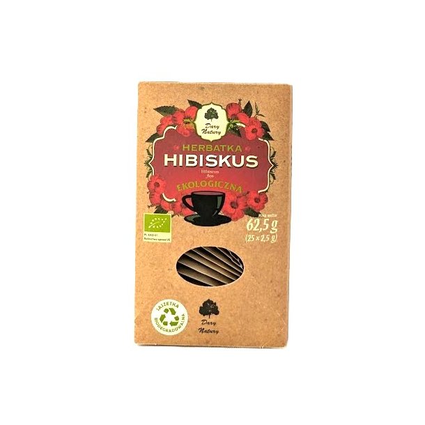 Hibiscusblomst i breve �kologisk - Dary Natury