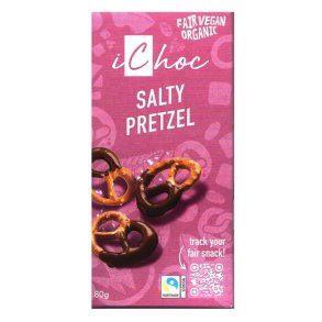 iChoc Salty Pretzel kologisk Vegan