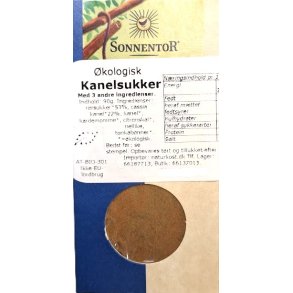 Kanelsukker med 3 andre ingredienser 90 g - Sonnentor