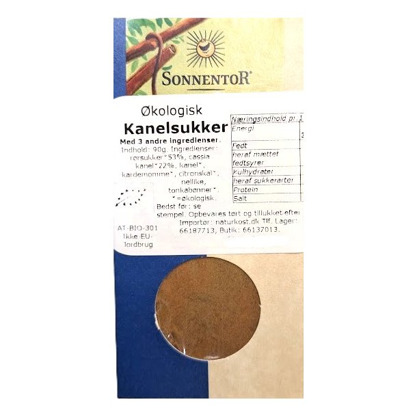 Kanelsukker med 3 andre ingredienser 90 g - Sonnentor