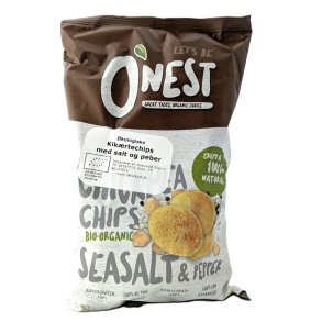 Kikrtechips med salt og peber kologiske - O`nest