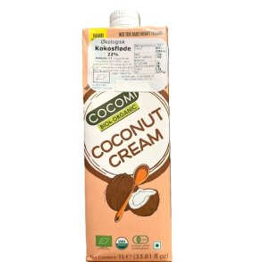 Kokosflde 22%  kologisk 1L - Cocomi