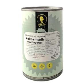 Kokosmlk med ingefr kologisk 400 ml - Egesun