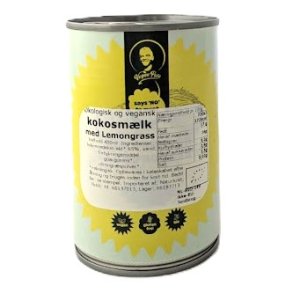 Kokosmlk med Lemmongras kologisk 400 ml - Egesun