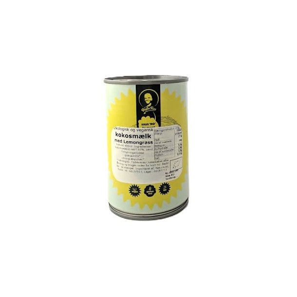 Kokosmlk med Lemmongras kologisk 400 ml - Egesun