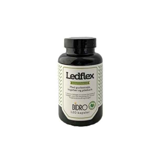 Ledflex med gurkemeje, ingefr og pilebark