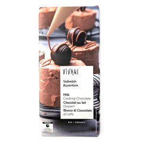 M�lkechokolade overtr�k 35% kakao �kologisk - Vivani