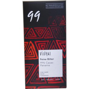 Vivani Feine Bitter 99% Cacao Panama kologisk vegansk