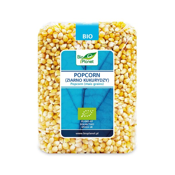 Popcorn kologiske 1 kg - Bio Planet