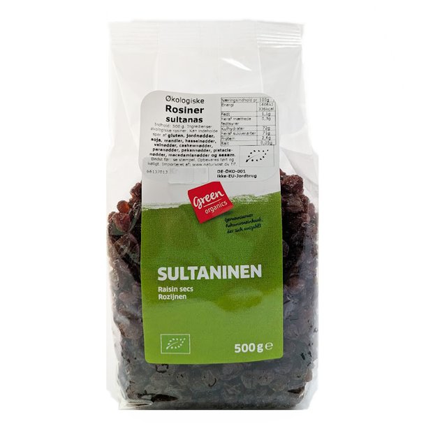 Rosiner Sultans kologiske - Greenorganics
