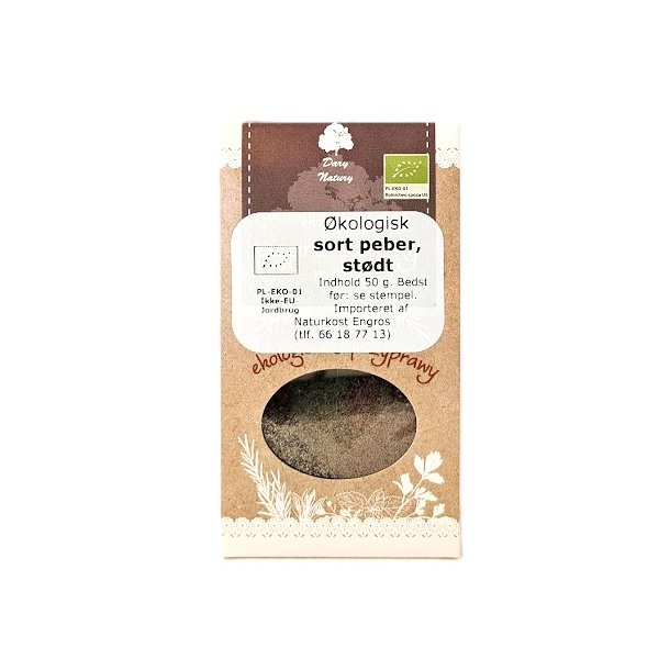 Peber sort st�dt �kologisk Dary Natury