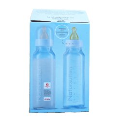 Sutteflaske glas 2-pak