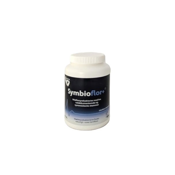 Symbioflor+M�lkesyrebakterier med 3 syreresistente stammer.