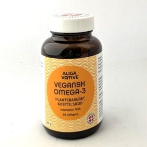 Vegansk Omega-3, softgel kapsler